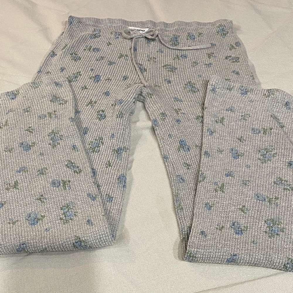 Guizio Floral Knit pajama set